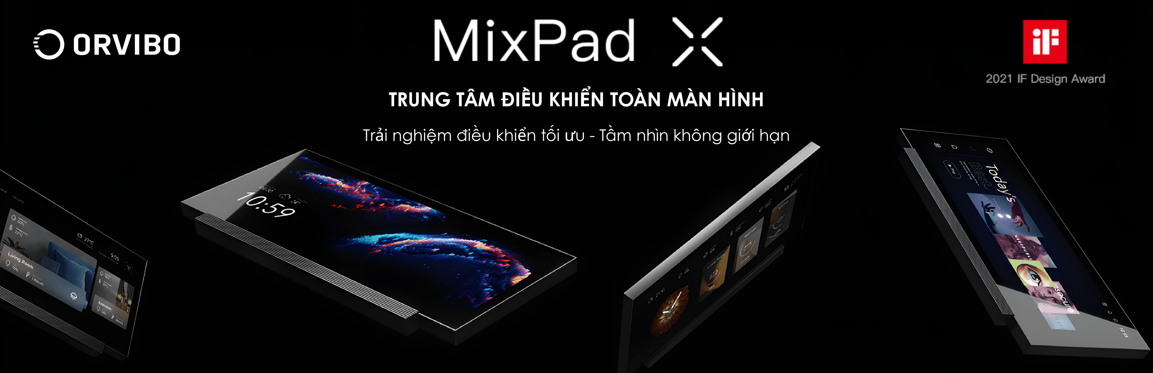 trung tâm điều khiển toàn màn hình Orvibo Mixpad X